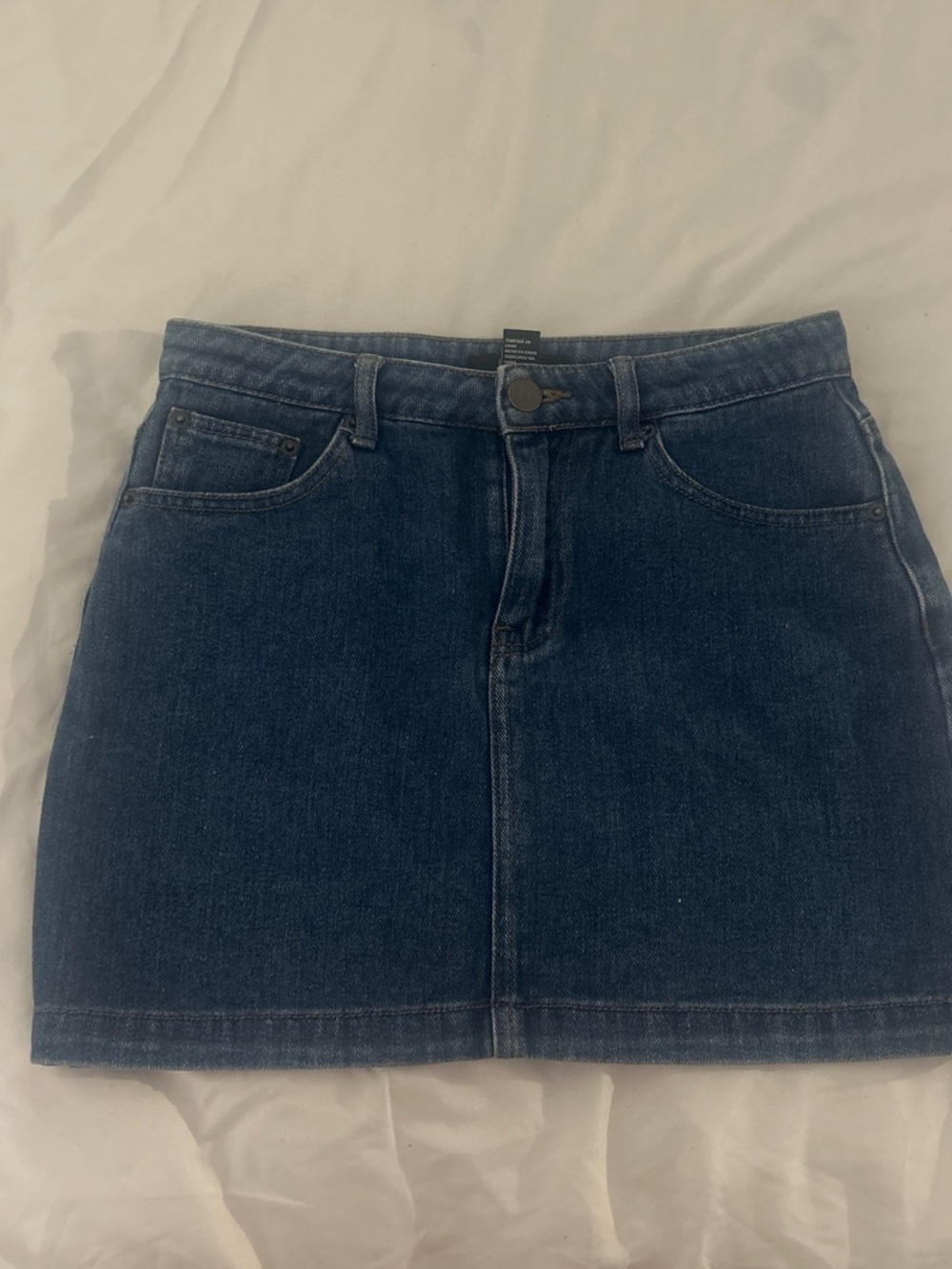 Forever 21 Dark Blue Denim Mini Skirt